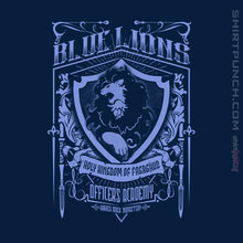 Load image into Gallery viewer, Shirts Magnets / 3&quot;x3&quot; / Navy Blue Lions Officers Academy
