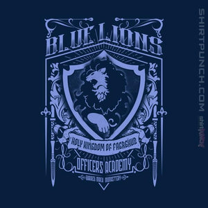 Shirts Magnets / 3"x3" / Navy Blue Lions Officers Academy