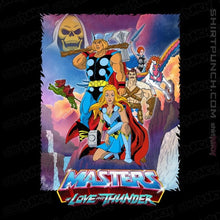 Load image into Gallery viewer, Daily_Deal_Shirts Magnets / 3&quot;x3&quot; / Black Masters Of Love And Thunder
