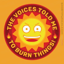 Load image into Gallery viewer, Secret_Shirts Magnets / 3&quot;x3&quot; / Gold Burn Things!
