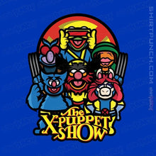 Load image into Gallery viewer, Daily_Deal_Shirts Magnets / 3&quot;x3&quot; / Royal Blue The X-Puppet Show
