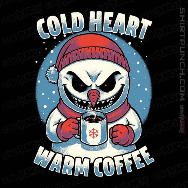 Secret_Shirts Magnets / 3"x3" / Black Cold Heart Warm Coffee