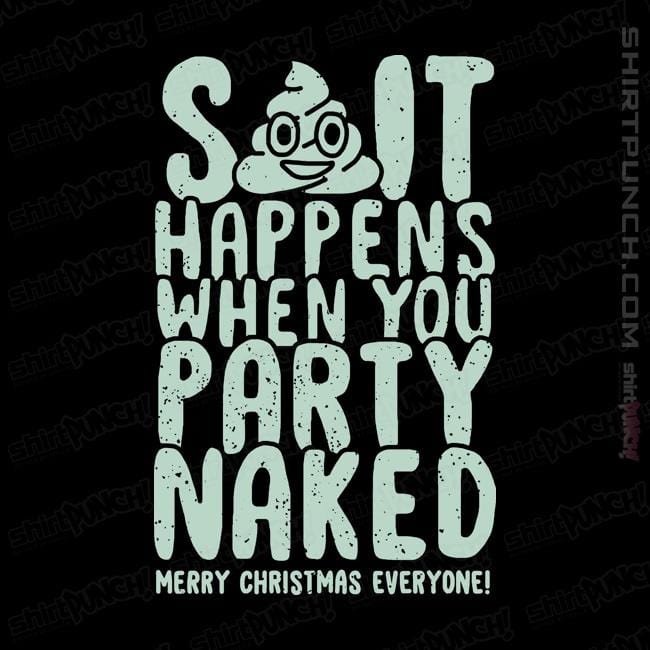 Shirts Magnets / 3"x3" / Black Shit Happens
