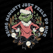 Load image into Gallery viewer, Daily_Deal_Shirts Magnets / 3&quot;x3&quot; / Black Naughty Grinch
