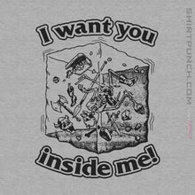 Load image into Gallery viewer, Shirts Magnets / 3&quot;x3&quot; / Sports Grey I Want You Inside Me
