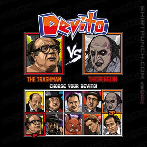 Daily_Deal_Shirts Magnets / 3"x3" / Black Devito Fighter