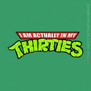 Secret_Shirts Magnets / 3"x3" / Irish Green Actually In My Thirties