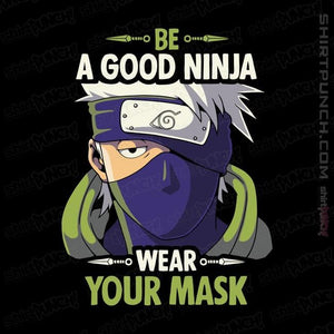 Shirts Magnets / 3"x3" / Black Good Ninja