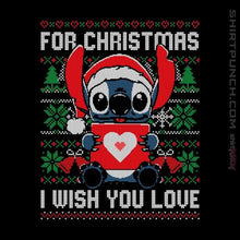 Load image into Gallery viewer, Shirts Magnets / 3&quot;x3&quot; / Black Christmas Love
