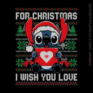 Shirts Magnets / 3"x3" / Black Christmas Love