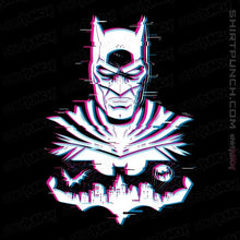 Load image into Gallery viewer, Secret_Shirts Magnets / 3&quot;x3&quot; / Black Glitched Batman
