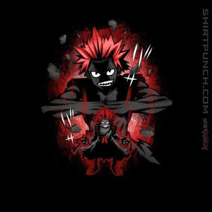 Shirts Magnets / 3"x3" / Black Red Riot Hero