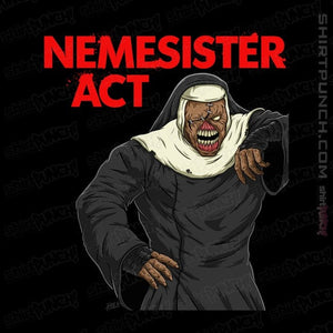 Daily_Deal_Shirts Magnets / 3"x3" / Black Nemesister Act