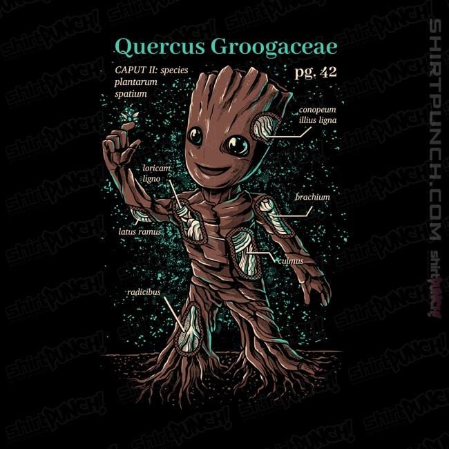 Shirts Magnets / 3"x3" / Black Baby Groot