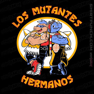 Daily_Deal_Shirts Magnets / 3"x3" / Black Los Mutantes Hermanos