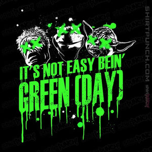 Shirts Magnets / 3"x3" / Black It's Not Easy Bein' Green
