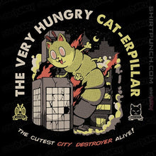 Load image into Gallery viewer, Secret_Shirts Magnets / 3&quot;x3&quot; / Black A Very Hungry Cat-Erpillar
