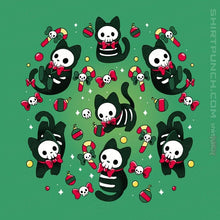 Load image into Gallery viewer, Daily_Deal_Shirts Magnets / 3&quot;x3&quot; / Irish Green Creepy Xmas Kittens
