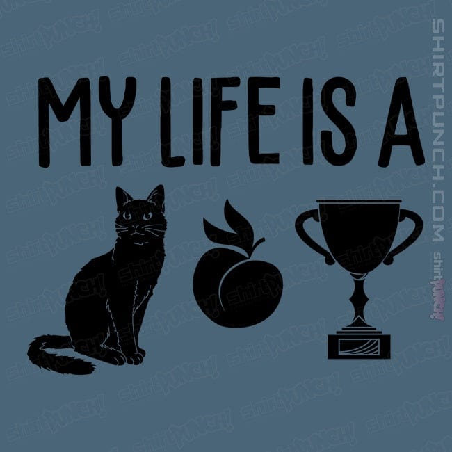 Secret_Shirts Magnets / 3"x3" / Indigo Blue Cat Butt Trophy