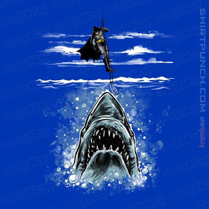 Daily_Deal_Shirts Magnets / 3"x3" / Royal Blue Shark Repellent