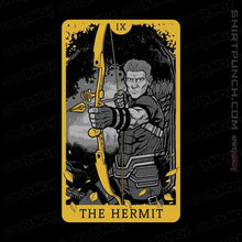 Load image into Gallery viewer, Shirts Magnets / 3&quot;x3&quot; / Black Tarot The Hermit
