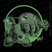 Load image into Gallery viewer, Daily_Deal_Shirts Magnets / 3&quot;x3&quot; / Black Cthulhu Says Hi
