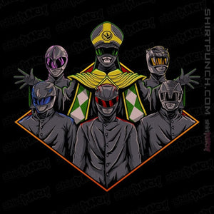 Daily_Deal_Shirts Magnets / 3"x3" / Black Ghost Rangers