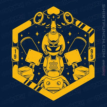 Load image into Gallery viewer, Shirts Magnets / 3&quot;x3&quot; / Navy Kabuto Type Robot
