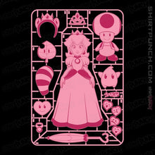 Load image into Gallery viewer, Daily_Deal_Shirts Magnets / 3&quot;x3&quot; / Black Princess Peach Model Sprue
