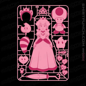 Daily_Deal_Shirts Magnets / 3"x3" / Black Princess Peach Model Sprue