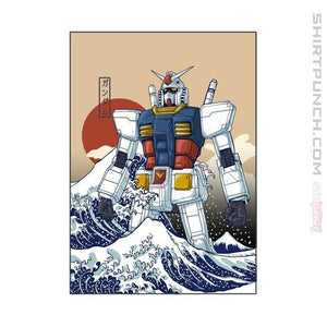 Shirts Magnets / 3"x3" / White Gundam Kanagawa