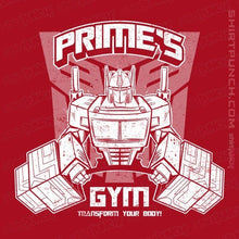 Load image into Gallery viewer, Shirts Magnets / 3&quot;x3&quot; / Red Prime&#39;s Gym
