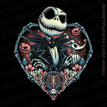 Load image into Gallery viewer, Daily_Deal_Shirts Magnets / 3&quot;x3&quot; / Black Heart Jack Skellington
