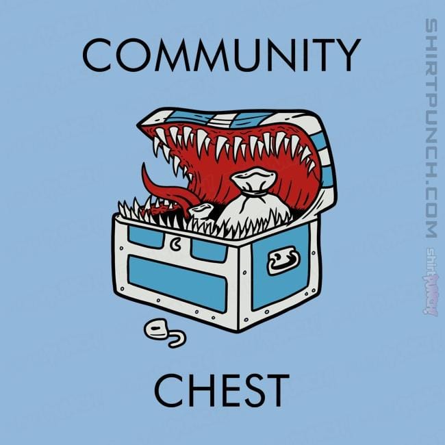 Shirts Magnets / 3"x3" / Powder Blue Mimicopoly