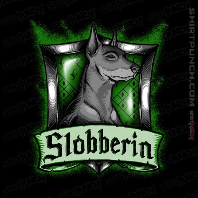Shirts Magnets / 3"x3" / Black Hairy Pupper House Slobberin