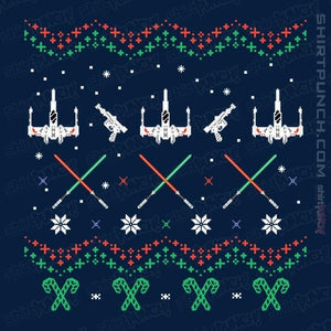 Secret_Shirts Magnets / 3"x3" / Navy A Rogue Christmas