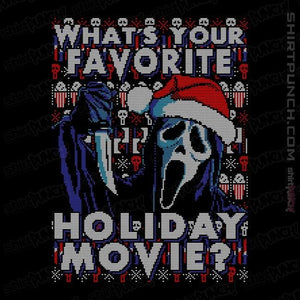 Secret_Shirts Magnets / 3"x3" / Black Holiday Scream