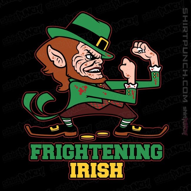 Daily_Deal_Shirts Magnets / 3"x3" / Black Frightening Irish