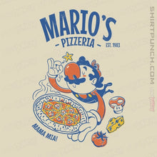 Load image into Gallery viewer, Daily_Deal_Shirts Magnets / 3&quot;x3&quot; / Natural Mario&#39;s Pizzeria
