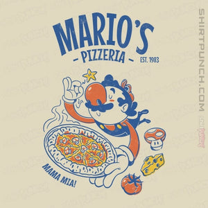 Daily_Deal_Shirts Magnets / 3"x3" / Natural Mario's Pizzeria