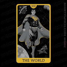Load image into Gallery viewer, Daily_Deal_Shirts Magnets / 3&quot;x3&quot; / Black JL Tarot - The World
