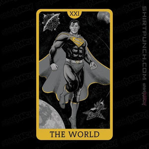 Daily_Deal_Shirts Magnets / 3"x3" / Black JL Tarot - The World