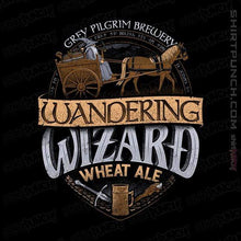 Load image into Gallery viewer, Shirts Magnets / 3&quot;x3&quot; / Black Wandering Wizard Wheat Ale
