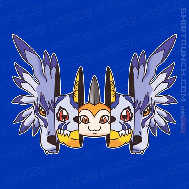 Daily_Deal_Shirts Magnets / 3"x3" / Royal Blue Digital Friendship