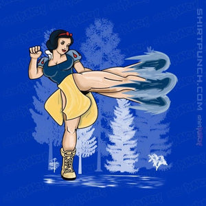 Secret_Shirts Magnets / 3"x3" / Royal Blue Chun White Kick