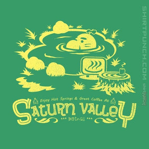Shirts Magnets / 3"x3" / Irish Green Relax In Saturn Valley