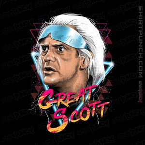 Shirts Magnets / 3"x3" / Black Great Scott