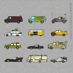 Secret_Shirts Magnets / 3"x3" / Sports Grey Iconic Cars & Vans
