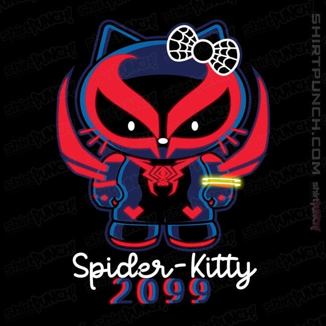 Secret_Shirts Magnets / 3"x3" / Black Spider Kitty 2099