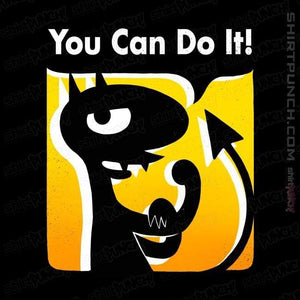 Shirts Magnets / 3"x3" / Black You Can Do It